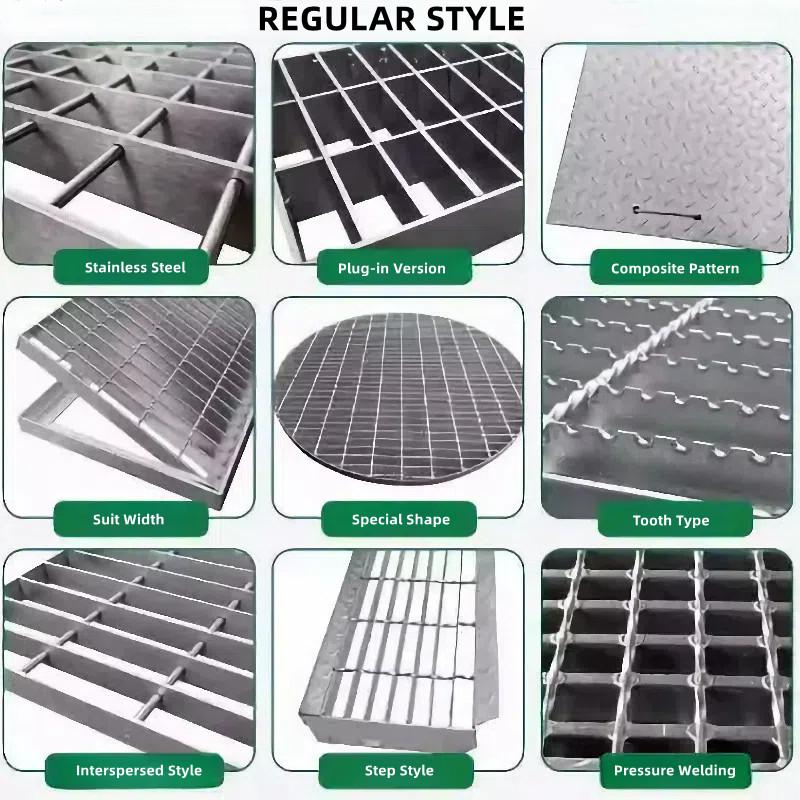 steel grating walkway